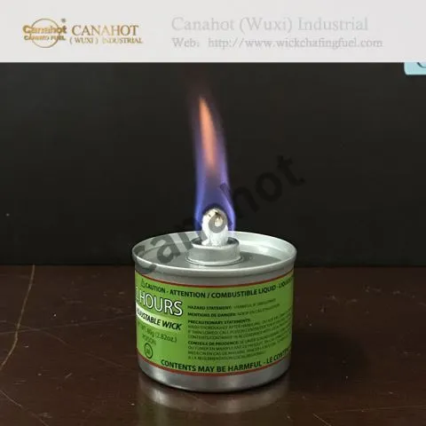 2 timmars Wick Chafing-bränsle